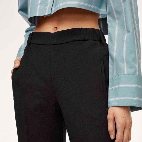 ARITZIA - Wilfred - Darontal Cropped Pant - Black - Picture 5 of 14